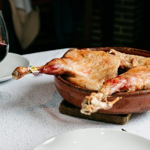 Medio Cordero Asado